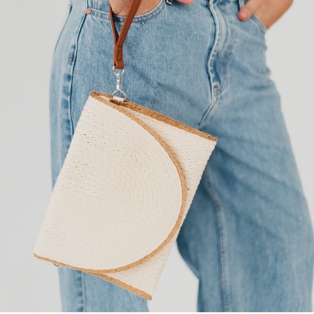 Pretty Simple Turks and Caicos Fold Over Crossbody Bag
